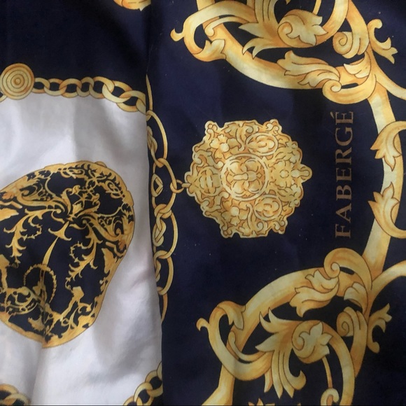 Vintage Faberge Silk Scarf - Picture 5 of 5